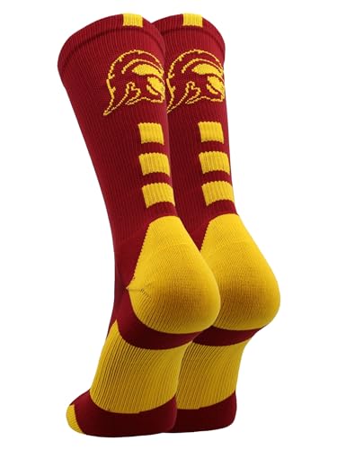 TCK USC Trojans Socks Baseline Crew2
