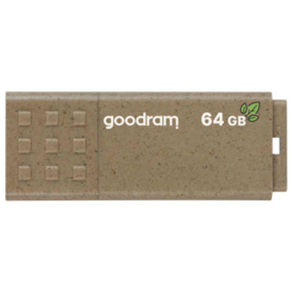 Goodram - Clé USB 64Go Ume3 Eco - Boitier Et Packaging en Matériau 100% Recyclés