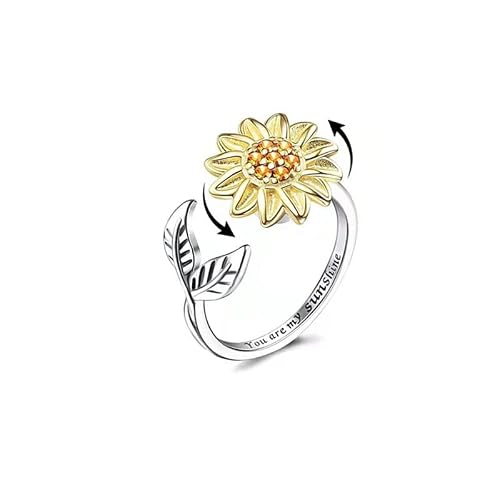 You Are My Sunshine Gifts - You Are My Sunshine Necklace Pendant Sunflower Rings U Are My Sunshine Bracelets For Women Girls Wife Anniversary Christmas Birthday Mothers Day Gift #TOP4