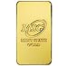 1 oz Gold Plated Bar (Flat Style) 18K Paperweight - Element Design with Certificate of Authenticity