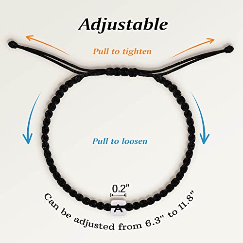 Nymerianoble Bracelets For Girls Women Handmade Woven Adjustable Initial Bracelets For Men Mother's Father's Christmas Thanksgiving Day Women Gifts #TOP4