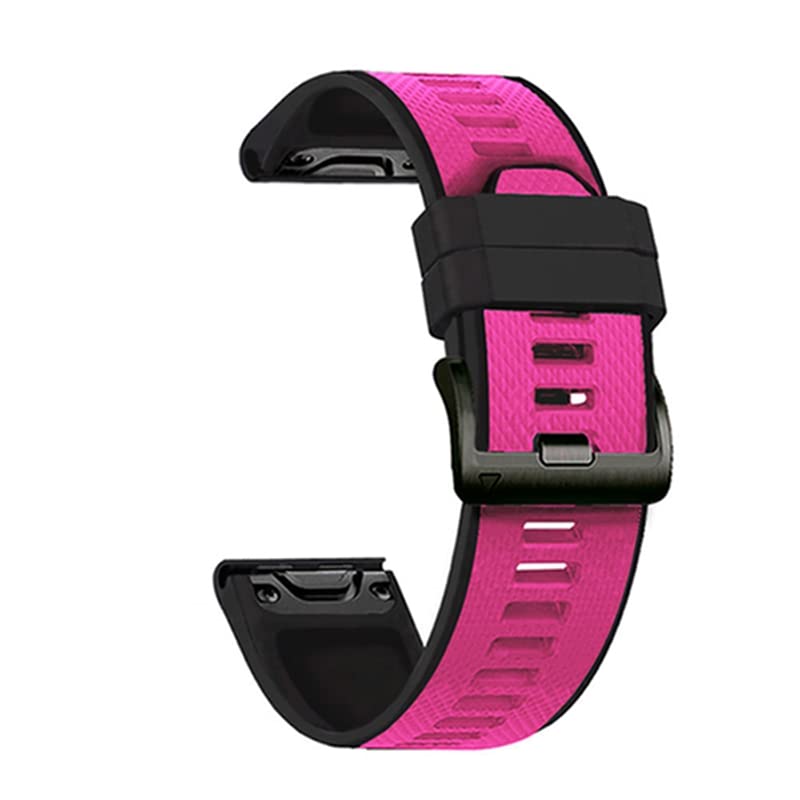 Correa de 26mm para Garmin Fenix 7X silicona ágata ideal para tus rutas de senderismo