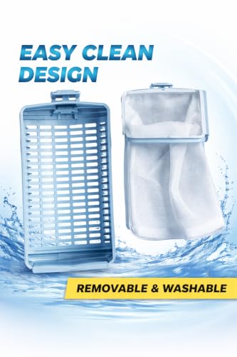 Image of Sanavya Size 11.6 cm Washing Machine Magic Filter | Lint Filter /Dust Filter /Waste Collector /Drain Jali for Semi & Fully Automatic Washing Machines (Compatible for Bosch. 11.6 cm)