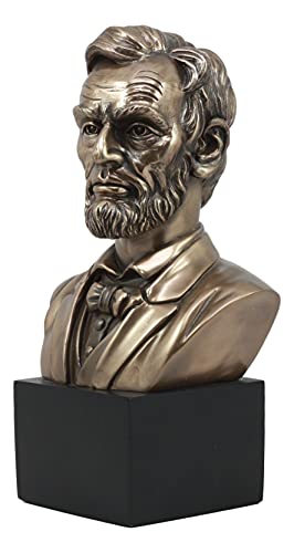 Ebros United States Of America 16Th President Abraham Lincoln Bust Statue 9.25" Tall Civil War Transcendent Leader American Presidents Historical Educational Sculpture #TOP2