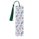 Cartoon Candy Double-Sided Printed Wooden Bookmark, A Gift Suitable for Both Men and Women, Including Magazines, Notebooks, Diaries, Manuals, Planners, Etc