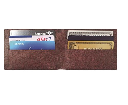 DIRECTV DuraWallet Slim RFID Blocking Men's Style Protect Hold 16 Credit Cards With Money Clip- Brown- 2 Pack2