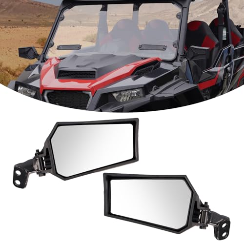KIWI MASTER Side Mirrors for 2016-2026 Polaris General 1000/ General XP 1000 Accessories Adjustable Folding Rear View Mirror Pair