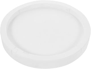 Jian1004 Bandeja para macetas, Bandeja de Goteo for Maceta Redonda, Color Blanco, Decorativa, for Plantas