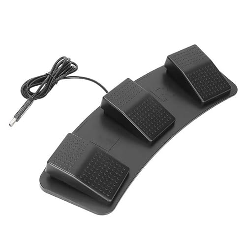 HNJCHE Pedal USB Triplo Pedal USB Triplo Pedal Multifuncional para Zoom para Testes de Fábrica para