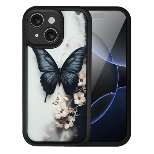 Coque iPhone 15 papillon 3D évitez les rayures avec ce silicone antichoc