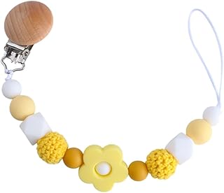 Toyvian Corrente De Chupeta De Mordedor Porta-Chupeta Suporte De Bebê Brinquedo De Dentição Infantil Porta-Mordedor Brinquedo De Dentição De Bebê Clipe De Corrente De Mordedor Corrente De