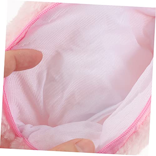 LIFKOME Cute Crossbody Pouch for Girls Pink Single-shoulder Bag for Daily Essentials Durable Storage Pouch for Cosmetics Phone and More3