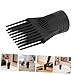 HAKIDZEL Heat-resistant Blow Dryer Comb Attachment for Quick Drying and Styling Black Nozzle Concentrator for Precise Airflow Salon-quality Hair Straightening and Detangling Tool for All