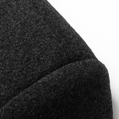 Image of Lu's Chic Men's Single Breasted Trench Coat Button Down Overcoat Warm Dress Pea Coats