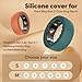 BO&DQQ 4 Pack Ring Cover Compatible with Oura Ring Gen 4/4 Ceramic,Gen 3 Horizon/Heritage, Anti-Scratch Elastic Silicone Protector Case for Smartring Men Women Working Out Gym