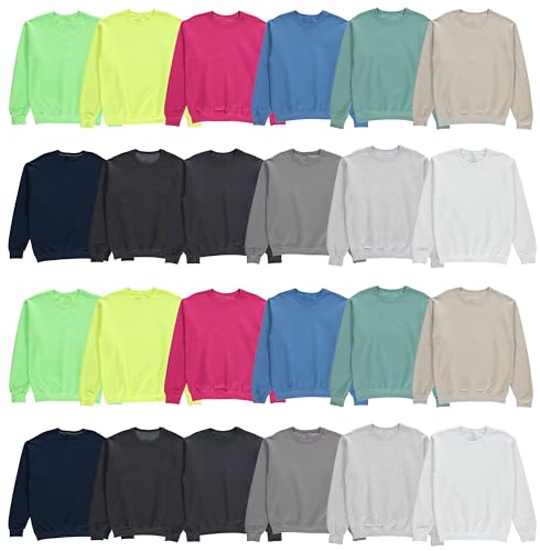 BILLIONHATS Mens Adult Crewneck Fleece Lined Pullover Sweatshirt Bulk, Mixed Assorted, Wholesale Donation Homeless2