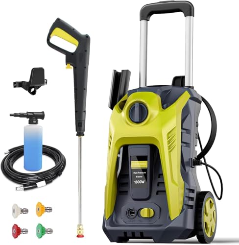 Pressure Washer with 25FT Hose & Nozzles