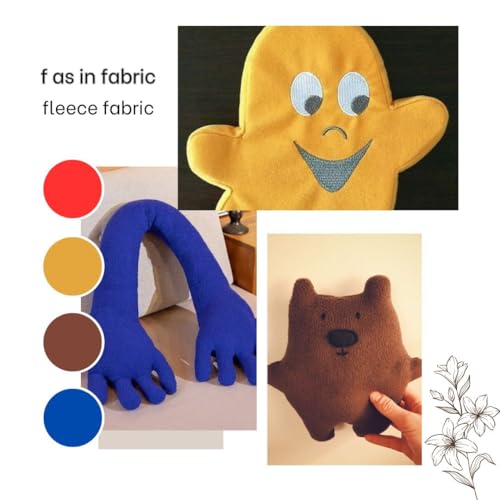 F As In Fabric FF-FLEECE-HY-WHITE Polar Fleece Fabric thumb #1