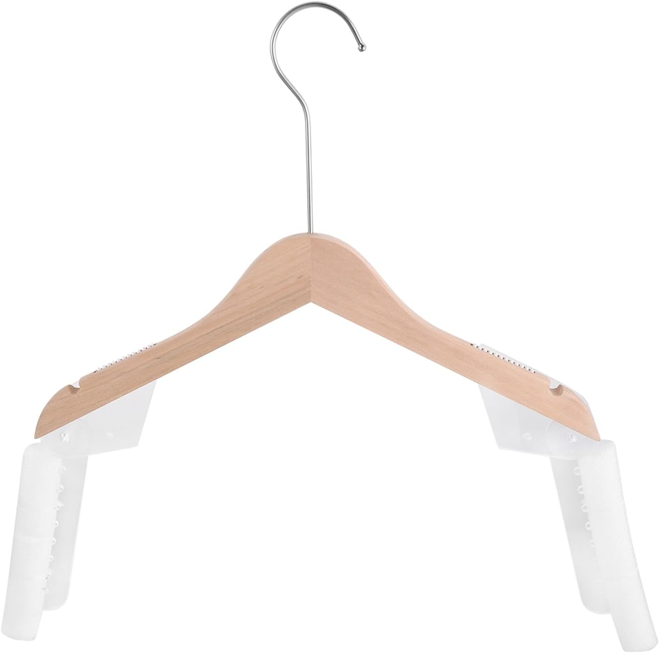 Adjustable Wooden Clothing Display Rack with Hanging Hook, Multi-functional Garment Hanger Stand for Apparel Photography and Boutique Retail Showcase