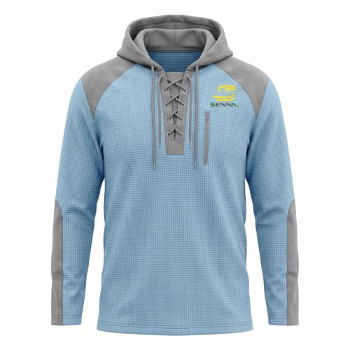Veste à capuche zippée homme Ayrton Senna coupe oversize confortable