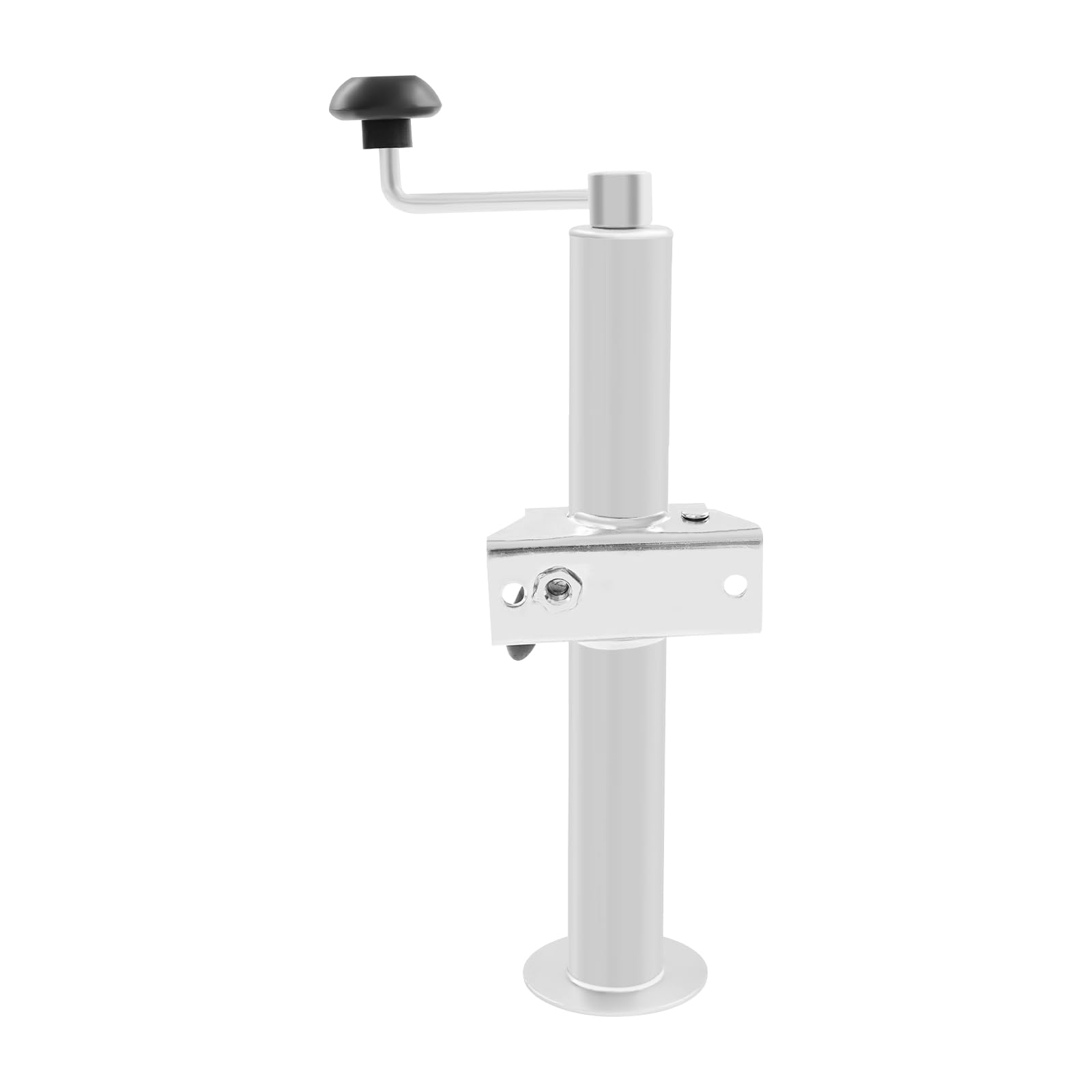 Support de remorque avec manivelle, roue de soutien pour remorque 100KG | Hauteur réglable 36-63 cm | Lot de 4 supports de remorque pour petites machines de construction, tracteurs de