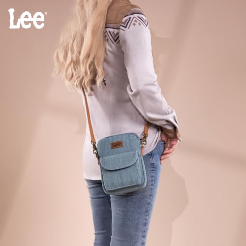 Montana West x Lee Crossbody Bags for Women Small Denim Trendy Purses Travel Shoulder Handbags with Adjustable Strap2
