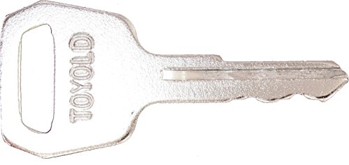 Ignition Key for Toyota Forklift (Old), Part Number TOYOLD