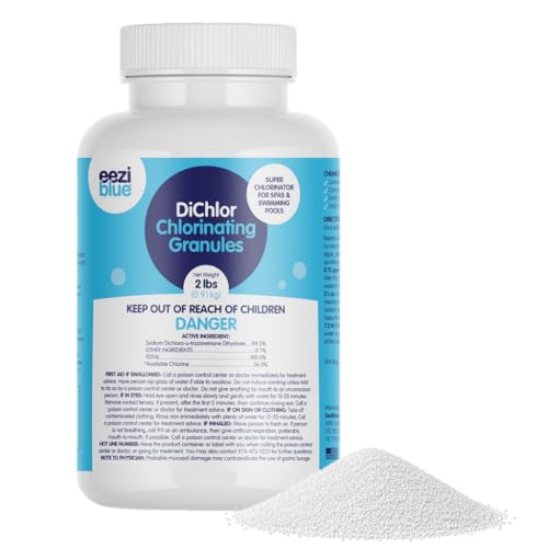 Dichlor Chlorinating Granules - Pool Chlorine Granules for Swimming Pool, Sodium DiChlor Pool Shock...