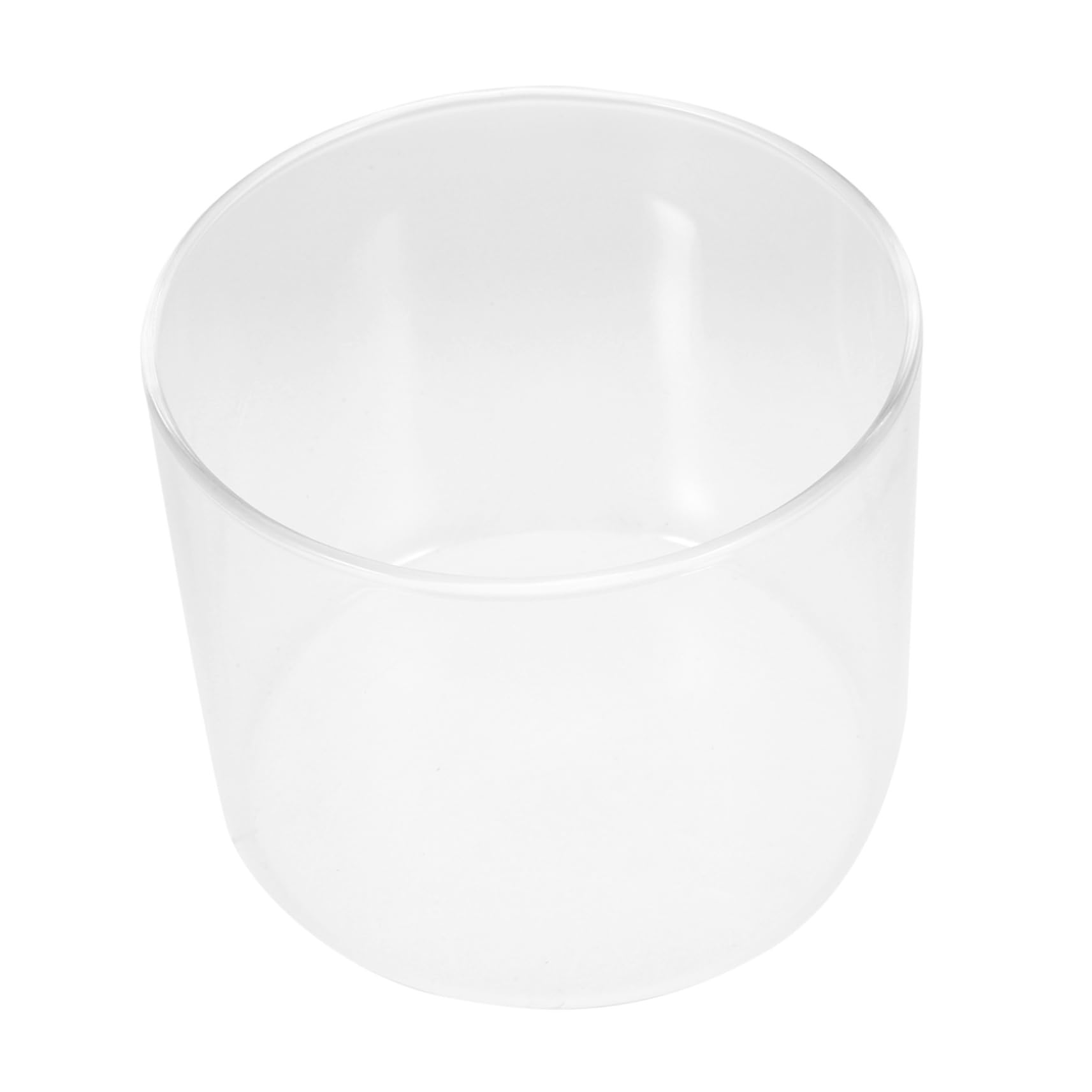 MERRYHAPY pequeña pecera Acuario pequeño pecera Redonda Pecera de Ornamentos Acuario Transparente pecera Transparente Mini Tanque de Acuario pecera Clara florero Vidrio de Alto borosilicato