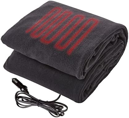 Amazon.com: RoadPro BlackCanyon Outfitters RPHB-110DB 12-Volt Polar Fleece  Heated Travel Blanket : Automotive