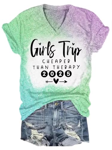 Girl's Trip Cheaper Than Therapy Shirt for Women...