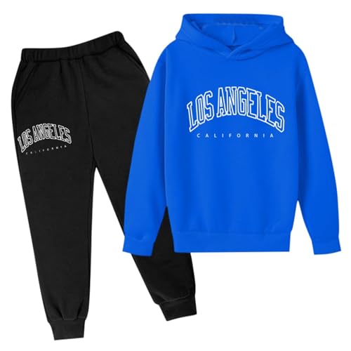 Bambini Tuta Stampato per Ragazzi Ragazze 2 Pezzi Tuta Sportiva Tuta Felpa con Cappuccio e Pantaloni,Tuta Felpa con Cappuccio e Pantaloni Tuta Jogging Set Tute 2 Pezzi Abbigliamento Set