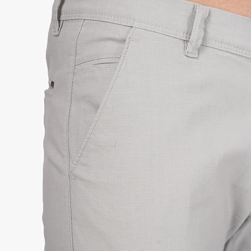 Image of Men's Regular Fit Linen Trousers | Slim Fit Lightweight Casual Pants | Stylish Dress Pants for Office or Travel | Premium Luxury Linen Trouser Pant with Breathable Comfort