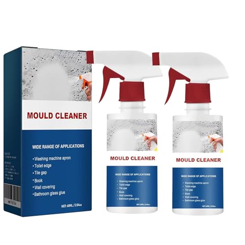 cuoct 2Pcs Mould Cleaner Spray Powerful Multi-purpose Foam Cleaner Mould Cleaner Foam Spray Spray Cleaner For Household Kitchen Bathroom Wall