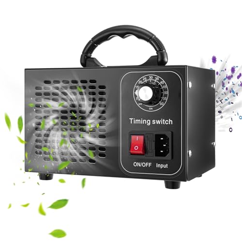 Trintion Industrieller Ozongenerator - 28,000mg/h Luftreiniger Geruchskiller Ozonisator Industrieller O3 Ozon Luftreiniger mit 60Min Timer bis zu für Auto Wohnung Rauch Haustiergerüche Küchengerüche