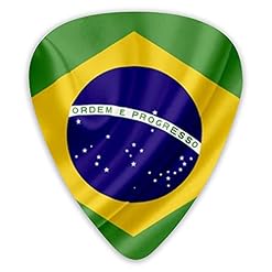 Médiators pour guitare Drapeau brésilien Premium Picks Sampler 12 Packs – Variété de médiators de guitare Plectres - Les Beatles, Paul McCartney, John Lennon, RIngo Starr, George Harrison