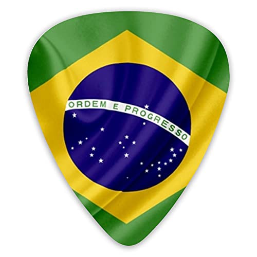 Médiators pour guitare Drapeau brésilien Premium Picks Sampler 12 Packs – Variété de médiators de guitare Plectres - Les Beatles, Paul McCartney, John Lennon, RIngo Starr, George Harrison Médiators pour guitare Drapeau brésilien Premium Picks Sampler 12 Packs - Variété de médiators de guitare Plectres