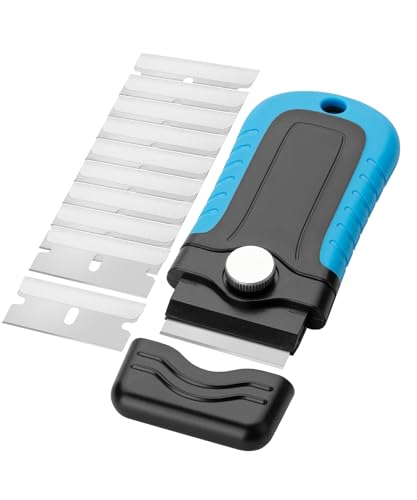 Bates- Razor Blade Scraper, Blue, Locking Razor...