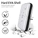 Tragetast für Nintendonew New 2DS XL, 2DS LL, Neue 3DS, 3DS -Konsole, Hard Protective Shell Travel Case Beutel mit 8 Spielpatronen Slot, Wasserschutz PU & Hard Eva,