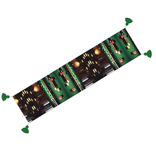 Chemin de table rustique long nappe décorative Noël cuisine salle à manger - 7