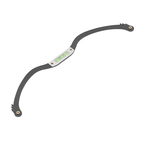 Miniatura 3 de Regla de marcador de línea de cejas, herramienta de mapeo de cejas, arco ligero, regla de arco de microblading para medición de cejas (negro)