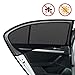GUO-YING Pare Soleil Voiture, 2 Ventilé Pare Soleil Chaussette, Universelle sans Espace Pare soleils Auto avec Protection Solaire UV (fenêtre arrière
