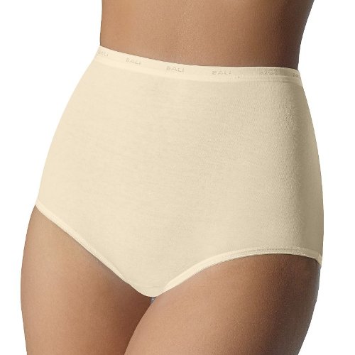 Bali Women's Stretch Brief Panty, Moonlight, Large/7