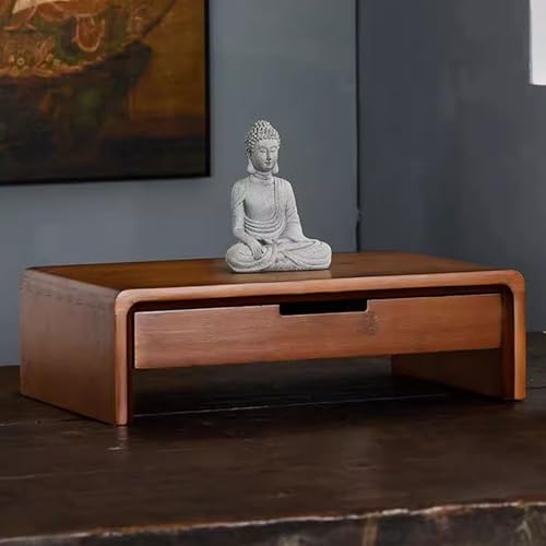 Estante budista para altar, pequeña mesa de meditación para oración espiritual y honores ancestrales en casa