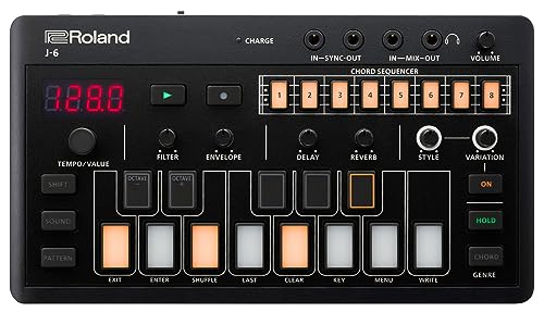 Image of Roland AIRA Compact J-6 Chord Synthesizer Sound Module Bundle with Audio Cable and Austin Bazaar Polishing Cloth