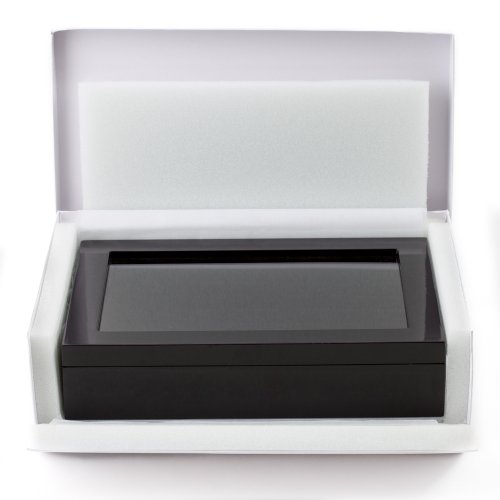 Cuff-Daddy Black Cufflinks And Rings Storage Box Case For 36 Pairs | Cufflinks Luxury Display Jewelry Organizer | Cufflink Holder Box Case Storage Special Occasions Anniversaries Cuff Link #TOP4