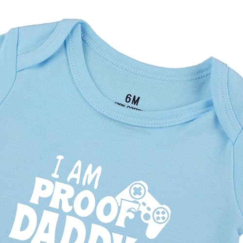 Image of Hi Daddy Bodysuit for Baby Hello Daddy Pregnancy Announcement for Husband I Love Daddys Baby Romper