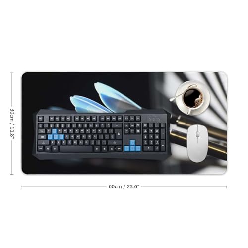 Tapis de souris de jeu grand modèle fini les glissements de clavier