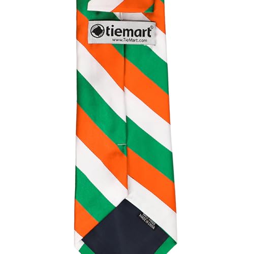 Image of tiemart Men's Striped Tie Standard Length