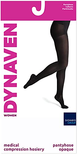 Image of DYNAVEN by Sigvaris Women's Compression Pantyhose 30-40mmHg - Closed Toe for Daily Support
